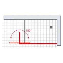 Schulte Walk-In Dusche Toura 80 X 200 Cm Mit Beweglichem Element 40 Cm -Grohe Geschäft 060991060762 2053 060762 6