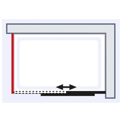 Schulte Schiebetür Inkl Seitenwand Toura Türanschlag Rechts 80 X 120 Cm 5 Schulte Schiebetür Inkl Seitenwand Toura Türanschlag Rechts 80 X 120 Cm – Bild 5