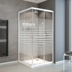 Schulte ExpressPlus Eckeinstieg Variabel Sunny80-90 X 80-90 X 180 Cm 4-teilig