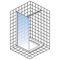 Schulte Alexa Style 2.0 Duschwand Walk In BlackStyle Atelier 1 Dekor 100 X 200cm 6 Schulte Alexa Style 2.0 Duschwand Walk In BlackStyle Atelier 1 Dekor 100 X 200cm -Grohe Geschäft 060991064753 2053 064753 5