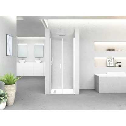 Baliv Dusch-Pendeltür DUK-90.61P 87-90 Cm X 195 Cm Chrom 2 Baliv Dusch-Pendeltür DUK-90.61P 87-90 Cm X 195 Cm Chrom – Bild 2