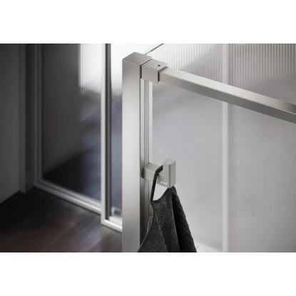 Hüppe Select+ Haken Silber Matt 1 Hüppe Select+ Haken Silber Matt