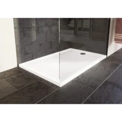 Hüppe Duschwanne Purano 4-Eck 90/120 Weiß