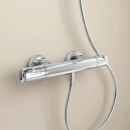 Ideal Standard Brausethermostat Ceratherm T50 Aufputz Chrom 6 Ideal Standard Brausethermostat Ceratherm T50 Aufputz Chrom – Bild 6