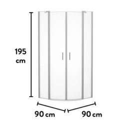 Baliv Duschkabine DUK-90.50R 90 Cm X 90 Cm Chrom 17 Baliv Duschkabine DUK-90.50R 90 Cm X 90 Cm Chrom -Grohe Geschäft 250312107805 VM01 190221 L