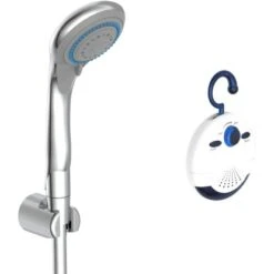 Schütte Handbrause-Set Shower & Swing Mit Duschradio Chrom