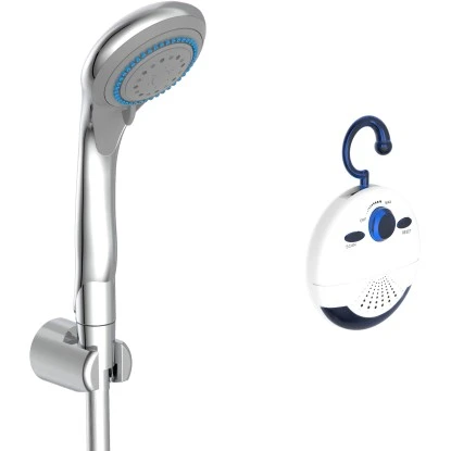 Schütte Handbrause-Set Shower & Swing Mit Duschradio Chrom 1 Schütte Handbrause-Set Shower & Swing Mit Duschradio Chrom