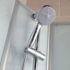 Schulte Komplettduschkabine Korfu II Mit Boiler Pumpe Alu-Natur Hellgrün -Grohe Geschäft 32020 2053 4060991009983 7