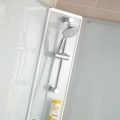 Schulte Komplettduschkabine Korfu II Mit Boiler Pumpe Alu-Natur Hellgrün -Grohe Geschäft 32020 2053 4060991009983 8