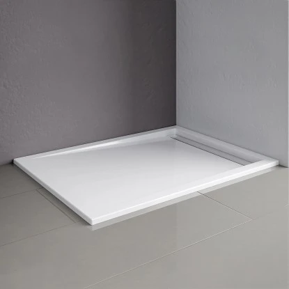 Schulte ExpressPlus Duschwanne Mit Rinne Extraflach 90x100cm 2 Schulte ExpressPlus Duschwanne Mit Rinne Extraflach 90x100cm – Bild 2