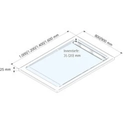 Schulte ExpressPlus Duschwanne Mit Rinne Extraflach 90x100cm 7 Schulte ExpressPlus Duschwanne Mit Rinne Extraflach 90x100cm -Grohe Geschäft 32020 2053 4060991037160 5