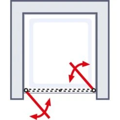 Schulte ExpressPlus Pendeltür In Nische AlexaStyle2.0 Alunatur 90x192cm 10 Schulte ExpressPlus Pendeltür In Nische AlexaStyle2.0 Alunatur 90x192cm -Grohe Geschäft 32020 2053 4060991037580 6
