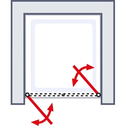 Schulte ExpressPlus Pendeltür In Nische AlexaStyle2.0 Alunatur 90x192cm 5 Schulte ExpressPlus Pendeltür In Nische AlexaStyle2.0 Alunatur 90x192cm – Bild 5