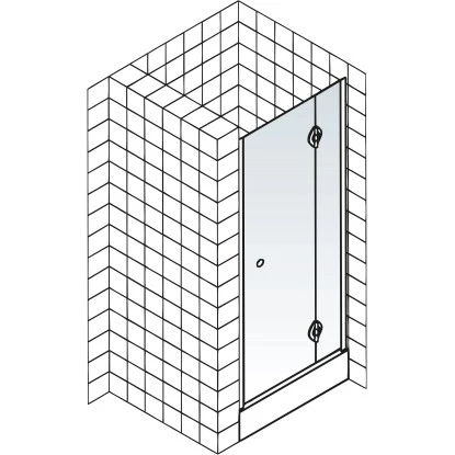 Schulte ExpressPlus Drehtür In Nische MasterClass Rechts Chromoptik 90x200cm 4 Schulte ExpressPlus Drehtür In Nische MasterClass Rechts Chromoptik 90x200cm – Bild 4