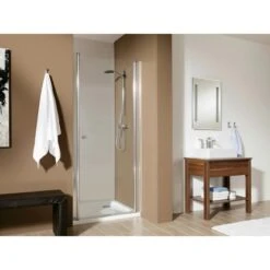 Drehtür Visolo Chrom 195 Cm X 80 Cm X 5 Cm