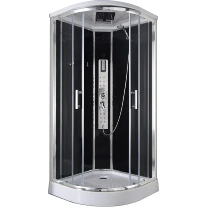 Sanotechnik Komplettduschkabine Trend 1 Chrom-Optik 210 Cm X 90 Cm 2 Sanotechnik Komplettduschkabine Trend 1 Chrom-Optik 210 Cm X 90 Cm – Bild 2