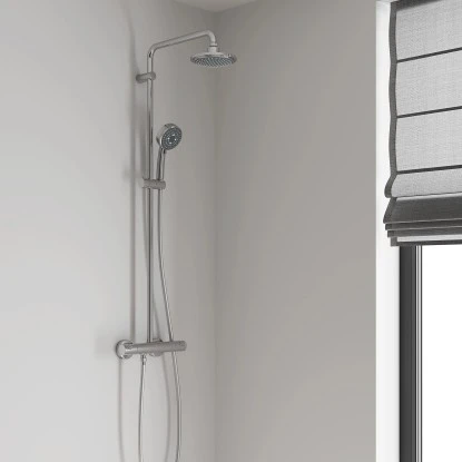 Grohe QuickFix Duschsystem Vitalio Start 160 Mit Thermostatbatterie Für Die Wandmontage 3 Grohe QuickFix Duschsystem Vitalio Start 160 Mit Thermostatbatterie Für Die Wandmontage – Bild 3