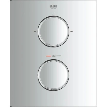 Grohe Thermostat Grotherm F Chrom Mit Integrierter 2-Wege-Umstellung 2 Grohe Thermostat Grotherm F Chrom Mit Integrierter 2-Wege-Umstellung – Bild 2