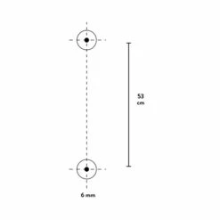 Baliv Brausestange DST-50.01, 58 Cm Verchromt -Grohe Geschäft 4007873312373 WEB01 260521