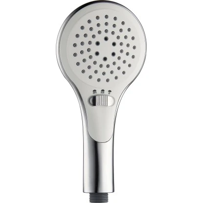 Handbrause Mit 3 Funktionen Verchromt Weiß 1 Handbrause Mit 3 Funktionen Verchromt Weiß