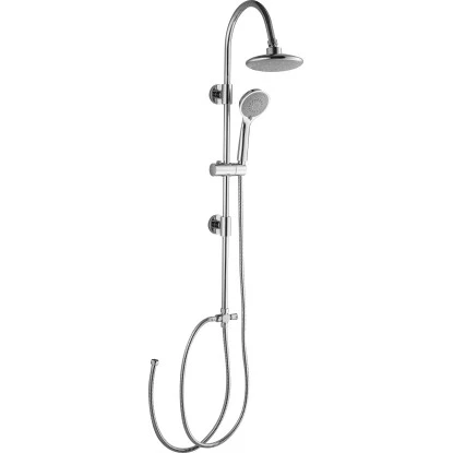 Überkopfbrause-Set 5-teilig Verchromt 1 Überkopfbrause-Set 5-teilig Verchromt