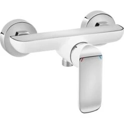 Baliv Duscharmatur DU-5070 Weiß-Chrom