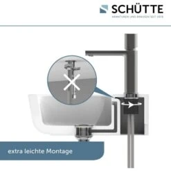 Schütte Waschtischarmatur New York Graphit Matt 17 Schütte Waschtischarmatur New York Graphit Matt -Grohe Geschäft 4008431336121 2759 14
