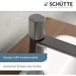 Schütte Waschtischarmatur New York Graphit Matt 20 Schütte Waschtischarmatur New York Graphit Matt -Grohe Geschäft 4008431336121 2759 17
