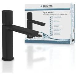 Schütte Waschtischarmatur New York Schwarz Matt 14 Schütte Waschtischarmatur New York Schwarz Matt -Grohe Geschäft 4008431336169 2759 11