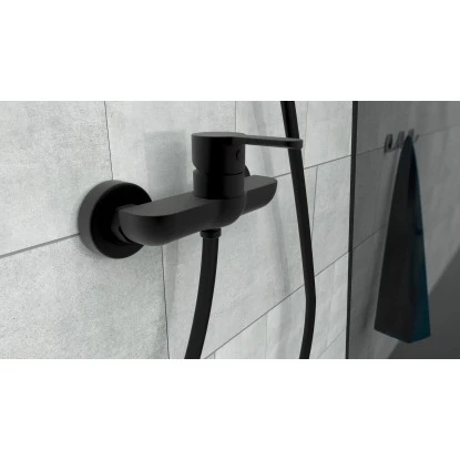 Schütte Duscharmatur Denver Schwarz Matt 4 Schütte Duscharmatur Denver Schwarz Matt – Bild 4