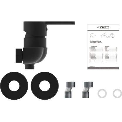 Schütte Duscharmatur Denver Schwarz Matt 5 Schütte Duscharmatur Denver Schwarz Matt – Bild 5