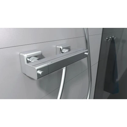 Schütte Thermostat-Duscharmatur Signo Chrom 3 Schütte Thermostat-Duscharmatur Signo Chrom – Bild 3