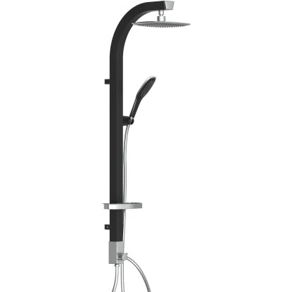 Schütte Brause-Set Madagaskar Schwarz 1 Schütte Brause-Set Madagaskar Schwarz