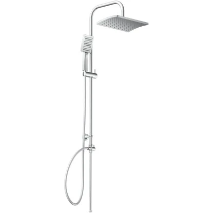 Schütte Duschsystem Mallorca Mit Kopfbrause Und Handbrause Ohne Armatur Chrom 1 Schütte Duschsystem Mallorca Mit Kopfbrause Und Handbrause Ohne Armatur Chrom