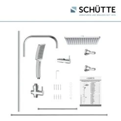 Schütte Duschsystem Mallorca Mit Kopfbrause Und Handbrause Ohne Armatur Chrom 12 Schütte Duschsystem Mallorca Mit Kopfbrause Und Handbrause Ohne Armatur Chrom -Grohe Geschäft 4008431606606 2759 12