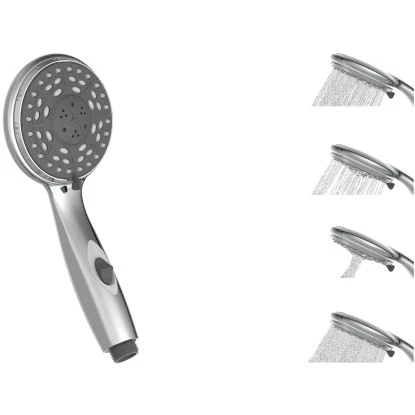 Schütte Aqua-2-Save Wasserspar-Handbrause Chrom 4 Schütte Aqua-2-Save Wasserspar-Handbrause Chrom – Bild 4