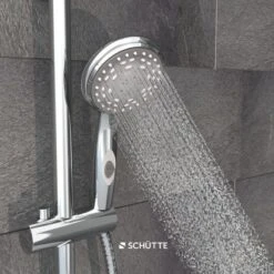 Schütte Aqua-2-Save Wasserspar-Handbrause Chrom 12 Schütte Aqua-2-Save Wasserspar-Handbrause Chrom -Grohe Geschäft 4008431607917 2759 6