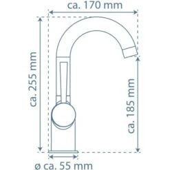 Schütte Waschtischarmatur Cornwall Chrom -Grohe Geschäft 4008431790107 2759 20