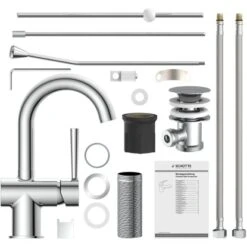 Schütte Waschtischarmatur Cornwall Chrom -Grohe Geschäft 4008431790107 2759 9