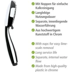Wenko Duschkopf Basic Grau Kunststoff (ABS), 10 X 10 Cm Grau Chrom 14 Wenko Duschkopf Basic Grau Kunststoff (ABS), 10 X 10 Cm Grau Chrom -Grohe Geschäft 4008838266564 1068 AI 03