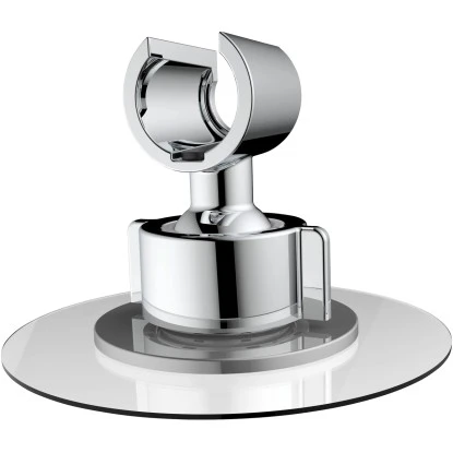 Wenko Duschkopfhalter 360° Befestigen Ohne Bohren Ø 8 X 7,5 Cm Chrom 2 Wenko Duschkopfhalter 360° Befestigen Ohne Bohren Ø 8 X 7,5 Cm Chrom – Bild 2