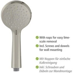 Wenko Brauseset Young 66 Cm Edelstahl 18 Wenko Brauseset Young 66 Cm Edelstahl -Grohe Geschäft 4008838404195 1068 AI 09