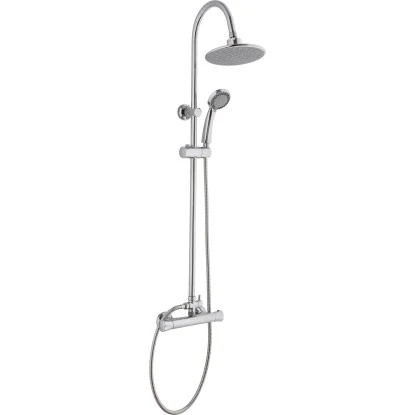 Überkopfbrause-Set 4-teilig Chrom 1 Überkopfbrause-Set 4-teilig Chrom