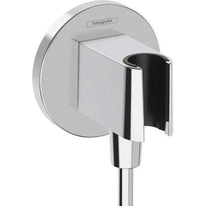 Hansgrohe Wandanschluss Mit Brausehalter FixFit S 1 Hansgrohe Wandanschluss Mit Brausehalter FixFit S