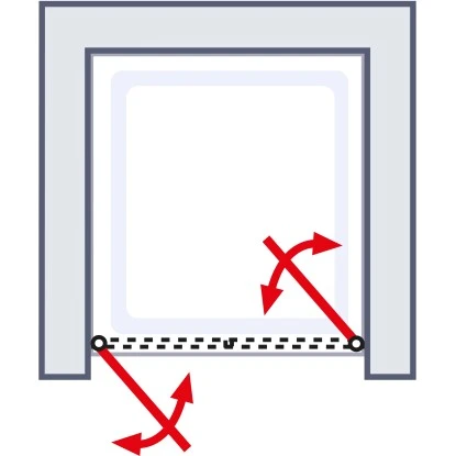 Schulte Pendeltür Logo Für Nische Echtglas Klar Hell 80 X 180 Cm 5 Schulte Pendeltür Logo Für Nische Echtglas Klar Hell 80 X 180 Cm – Bild 5