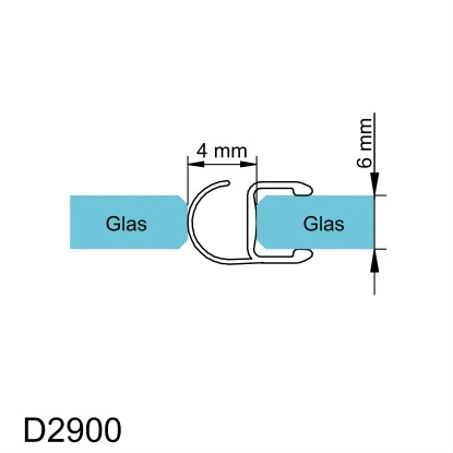 Schulte Dichtprofil Vertikal Für Serie MasterClass Und Garant 2 Schulte Dichtprofil Vertikal Für Serie MasterClass Und Garant – Bild 2