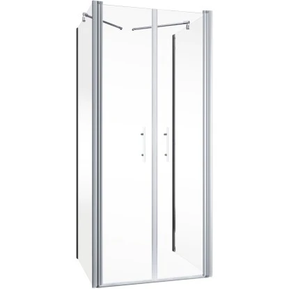 Schulte Pendeltür Als U-Kabine Alexa Style 2.0 Alu-Natur 192 Cm X 80 Cm 2 Schulte Pendeltür Als U-Kabine Alexa Style 2.0 Alu-Natur 192 Cm X 80 Cm – Bild 2