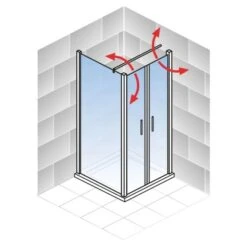 Schulte Alexa Style 2.0 Pendeltür Inklusive Seitenwand 90 X 80 X 192 Cm 9 Schulte Alexa Style 2.0 Pendeltür Inklusive Seitenwand 90 X 80 X 192 Cm -Grohe Geschäft 4060991018787 5