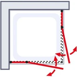 Schulte Eckeinstieg Mit Drehtür Alexa Style 2.0 Chromoptik BxHxT 90x90x192 Cm 7 Schulte Eckeinstieg Mit Drehtür Alexa Style 2.0 Chromoptik BxHxT 90x90x192 Cm -Grohe Geschäft 4060991019890 2053 03