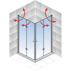 Schulte Eckeinstieg Mit Drehtür Alexa Style 2.0 Chromoptik BxHxT 90x90x192 Cm 8 Schulte Eckeinstieg Mit Drehtür Alexa Style 2.0 Chromoptik BxHxT 90x90x192 Cm -Grohe Geschäft 4060991019890 2053 04